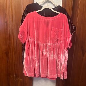 2 Free People We The Free Velvet Moon City Tunic Tops